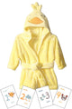Bebek Hediyelik Yenidoğan Bornoz %100 Pamuk Ve Aylık Konsept Anı Kart 12'li, Kız Baby Shower Hediye