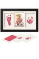 Kız Bebek Fotoğraf Çerçevesi, Pati Ayak El İzi Seti, Temassız Mürekkep Kiti, Baby Shower Hediyeleri