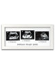 Bebek Ultrason Fotoğraf Çerçevesi 3'lü Triemester, Sonogram Anı Çerçevesi, Yeni Anne Hamile